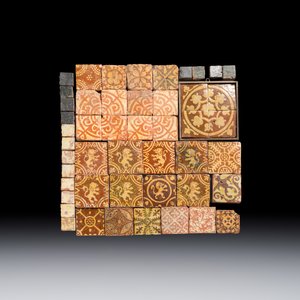 A varied group of 43 tiles — photo 1