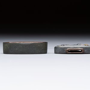 A varied group of six Japanese koshirae components or sword fittings, Edo — photo 12