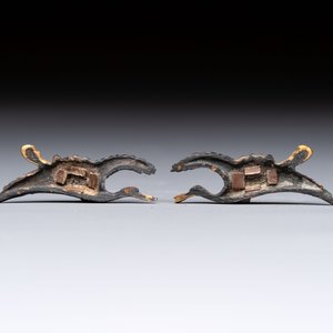A varied group of six Japanese koshirae components or sword fittings, Edo — photo 7