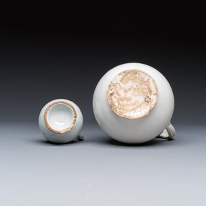 A varied group of six white-glazed Delftwares — photo 8