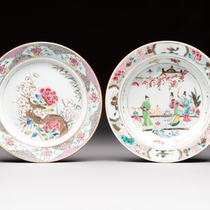 A varied group of ten Chinese blue, white and famille rose wares, Yongzheng/Qianlong — photo 14