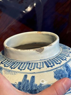 A very early Dutch Delftware jar depicting the life of Christ, 2nd quarter 17th C. — 照片 5
