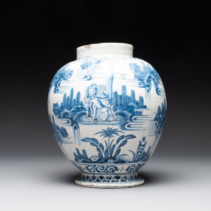 A very early Dutch Delftware jar depicting the life of Christ, 2nd quarter 17th C. — 照片 2