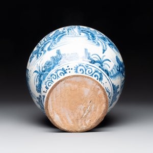 A very early Dutch Delftware jar depicting the life of Christ, 2nd quarter 17th C. — 照片 6
