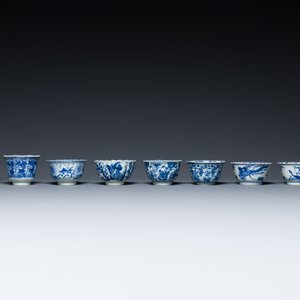 A very extensive collection of Chinese cups and saucers, Kangxi and later — foto 11