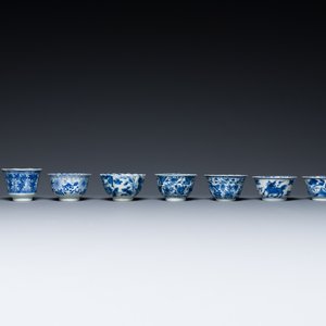 A very extensive collection of Chinese cups and saucers, Kangxi and later — foto 12