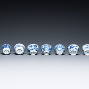 A very extensive collection of Chinese cups and saucers, Kangxi and later — foto 14