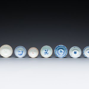 A very extensive collection of Chinese cups and saucers, Kangxi and later — foto 18