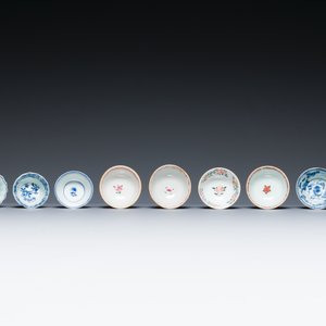A very extensive collection of Chinese cups and saucers, Kangxi and later — foto 22