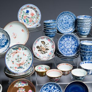 A very extensive collection of Chinese cups and saucers, Kangxi and later — foto 3