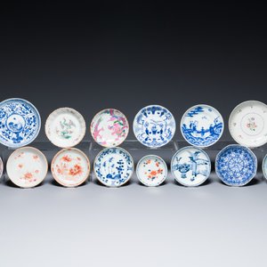 A very extensive collection of Chinese cups and saucers, Kangxi and later — foto 9