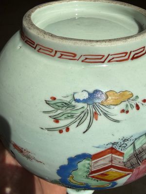 A very fine Dutch-decorated Japanese Arita bottle, Edo, 17th C. — photo 25