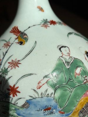 A very fine Dutch-decorated Japanese Arita bottle, Edo, 17th C. — photo 26