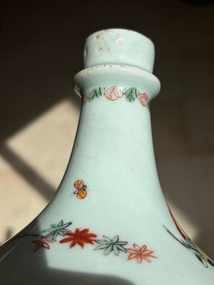 A very fine Dutch-decorated Japanese Arita bottle, Edo, 17th C. — photo 17