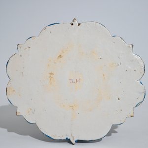 A very fine Dutch Delft blue and white chinoiserie plaque, early 18th C. — 照片 2