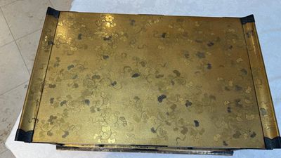 A very fine Japanese hiramaki-e on nashiji lacquer suzuribako, Edo, 18th C. — photo 43