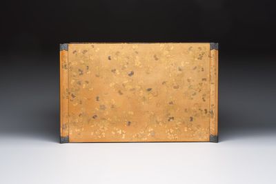 A very fine Japanese hiramaki-e on nashiji lacquer suzuribako, Edo, 18th C. — photo 8