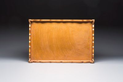A very fine Japanese hiramaki-e on nashiji lacquer suzuribako, Edo, 18th C. — photo 9