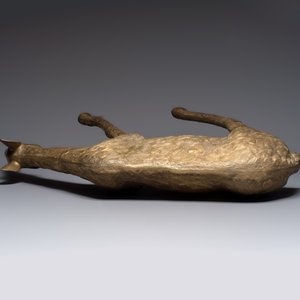 A very large brass sculpture of a deer, Hollywood Regency, 20th C. — photo 6