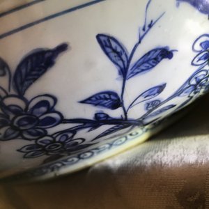 A very large Chinese blue and white dragon dish, Jiajing — 照片 9
