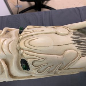 A very large Chinese carved ivory model of a dragon boat, 19th C. — photo 20