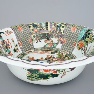 A very large Chinese famille verte bowl, 19/20th C. — 照片 3