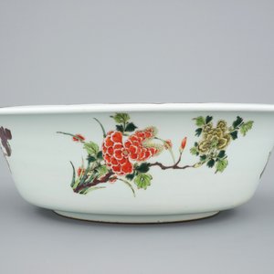 A very large Chinese famille verte bowl, 19/20th C. — 照片 5