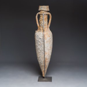 A very large Roman pottery wine transport amphora with marine encrustation — 照片 3
