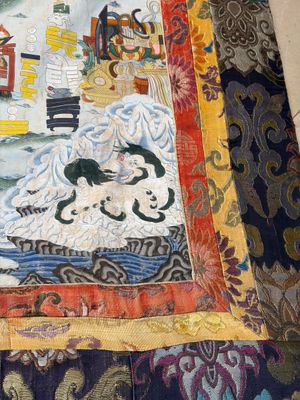 A very large Tibetan 'Astrological Calendar' thangka, 20th C. — photo 8
