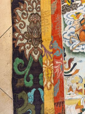 A very large Tibetan 'Astrological Calendar' thangka, 20th C. — photo 9
