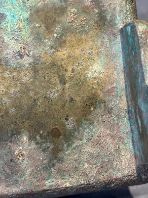 A very rare bronze food vessel and cover, 'fang xu 方盨', middle Western Zhou — foto 25