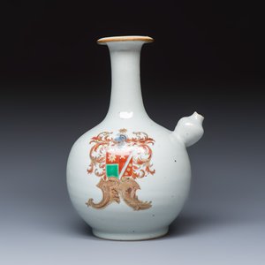 A very rare Chinese famille rose armorial kendi with the arms of De Heere for the Dutch market — foto 3