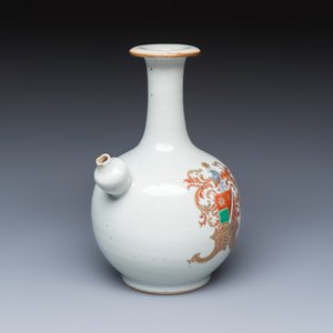 A very rare Chinese famille rose armorial kendi with the arms of De Heere for the Dutch market — foto 5