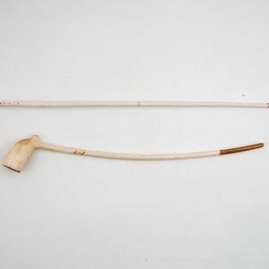 A very rare Dutch Delft blue and white clay pipe hanger, 17/18th C. — photo 13