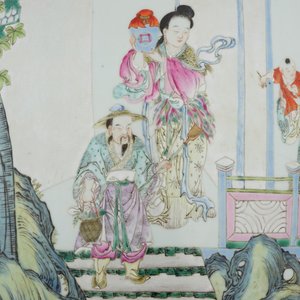 A very tall and fine Chinese famille rose vase, 18/19th C. — 照片 5