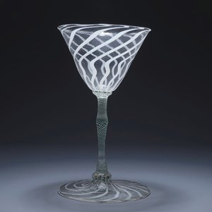 A very thin façon de Venise swirl glass, 18/19th C. — 照片 1