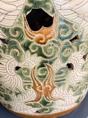 A Vietnamese Bien Hoa pottery garden seat, 20th C. — photo 13