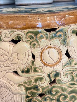 A Vietnamese Bien Hoa pottery garden seat, 20th C. — photo 8
