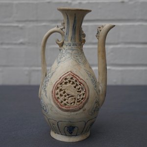 A Vietnamese blue, white and red ewer, Hoi An Hoard, 15th C. — 照片 9