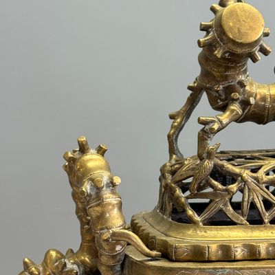 A Vietnamese bronze covered censer and stand — photo 4