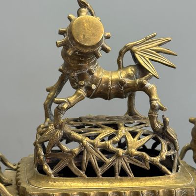 A Vietnamese bronze covered censer and stand — photo 5
