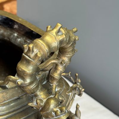 A Vietnamese bronze covered censer and stand — photo 23
