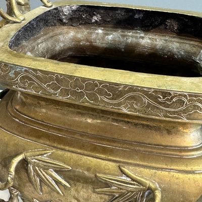 A Vietnamese bronze covered censer and stand — photo 27