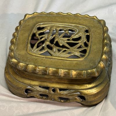 A Vietnamese bronze covered censer and stand — photo 36