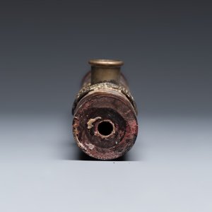 A Vietnamese mother-of-pearl-inlaid opium pipe, water pipe and covered box — 照片 8
