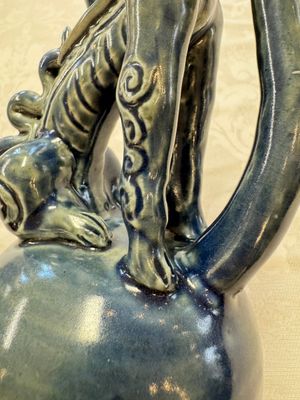A Vietnamese or Annamese blue-glazed 'Qilin' ewer — 照片 11
