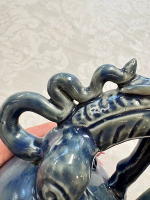 A Vietnamese or Annamese blue-glazed 'Qilin' ewer — 照片 13