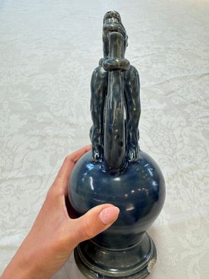A Vietnamese or Annamese blue-glazed 'Qilin' ewer — 照片 3