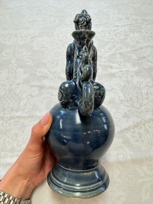 A Vietnamese or Annamese blue-glazed 'Qilin' ewer — 照片 5