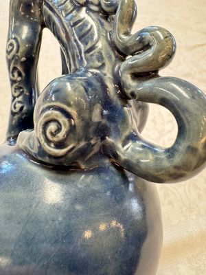 A Vietnamese or Annamese blue-glazed 'Qilin' ewer — 照片 6